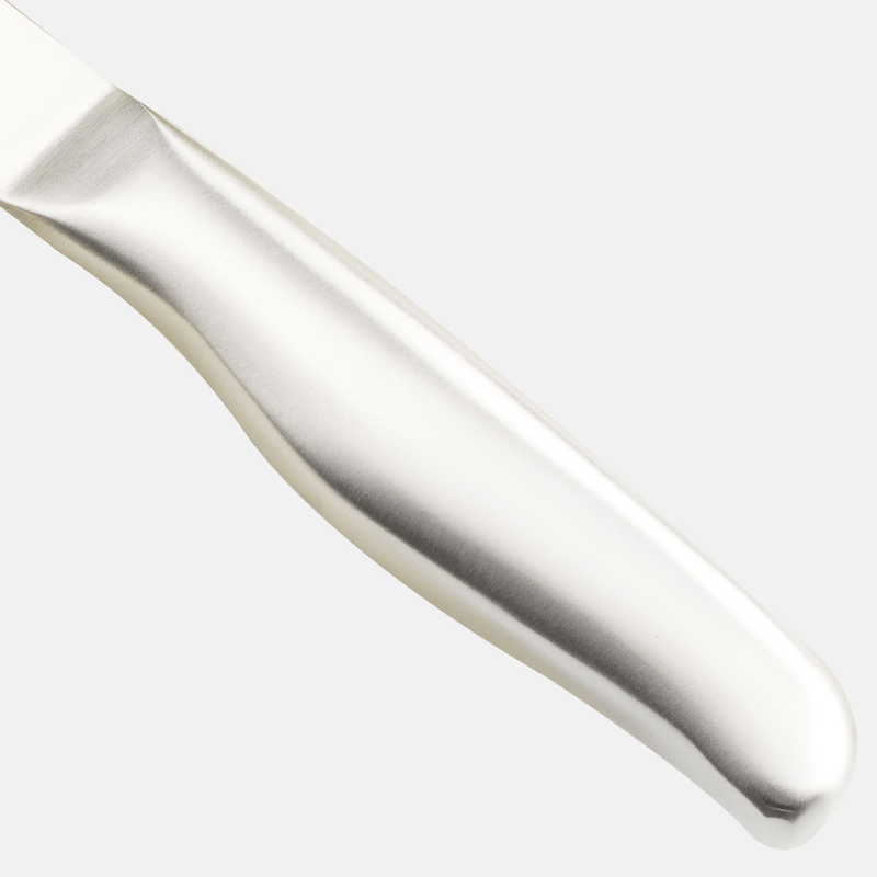 Cuchillo pelador con mango en madera de olivo y hoja de acero inox [Valira]