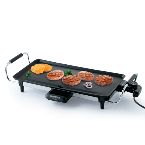 Plancha Asadora con Superficie Antiadherente, asas frías al tacto y Control de Temperatura