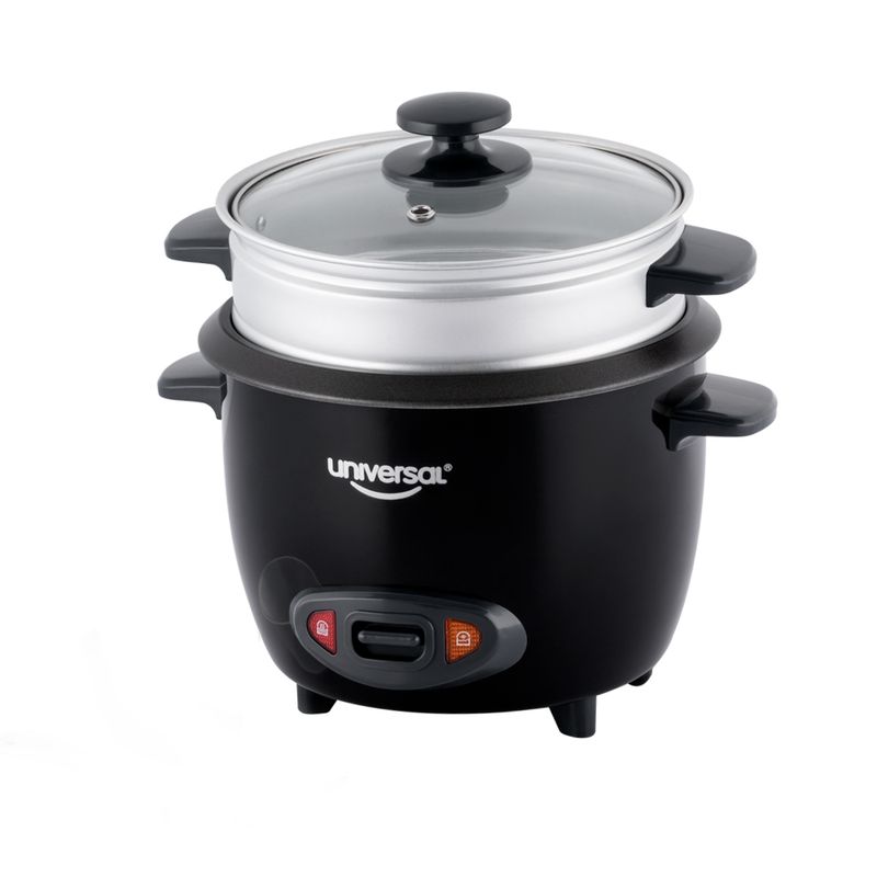 Yokekon - Olla Arrocera Grande De 8 Tazas, Vaporizador Inte. Color Negro