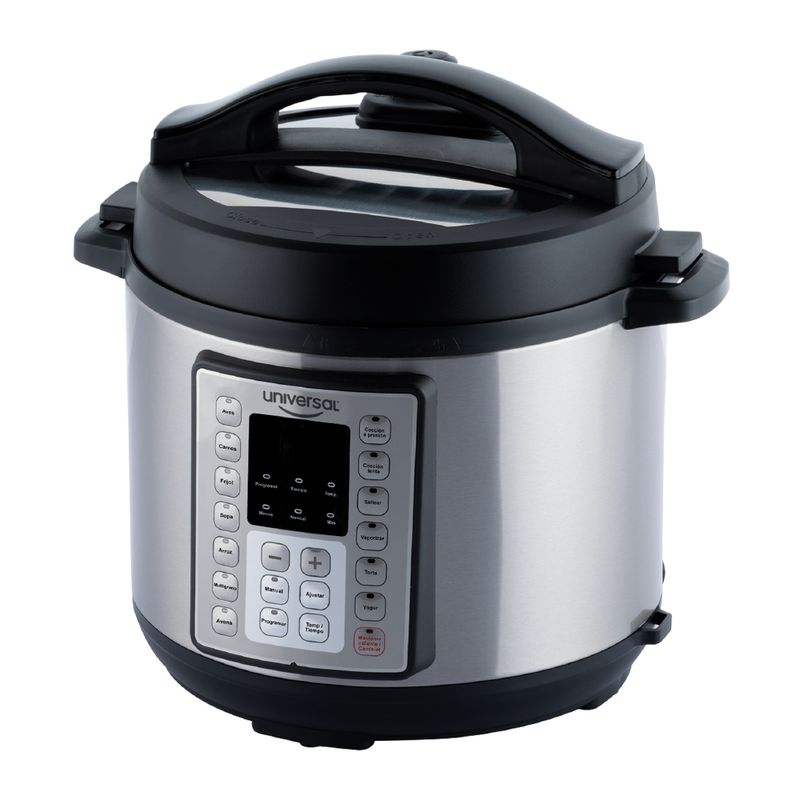 Olla de Presión Eléctrica 6L Silver Multi-Function Cooker