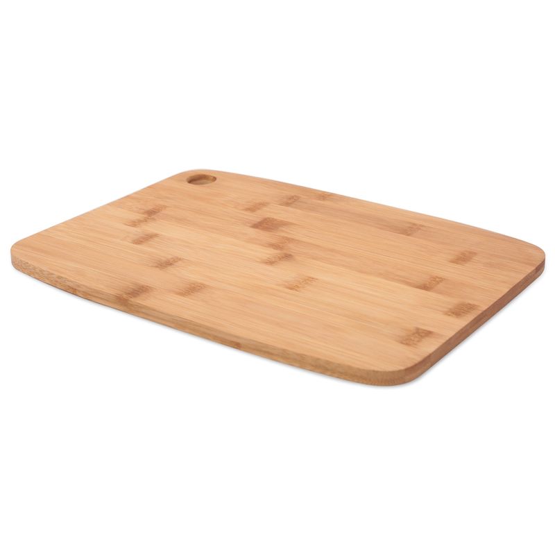 Tabla de Picar Cocina Bambú + 3 Soporte Ollas 34x24 INSPIRA