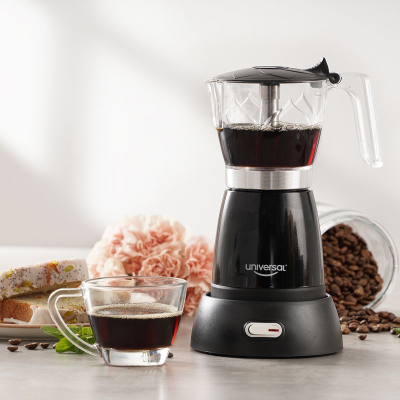 TU SUERTE Electric Moka Espresso Coffee Maker. Cafetera Electrica