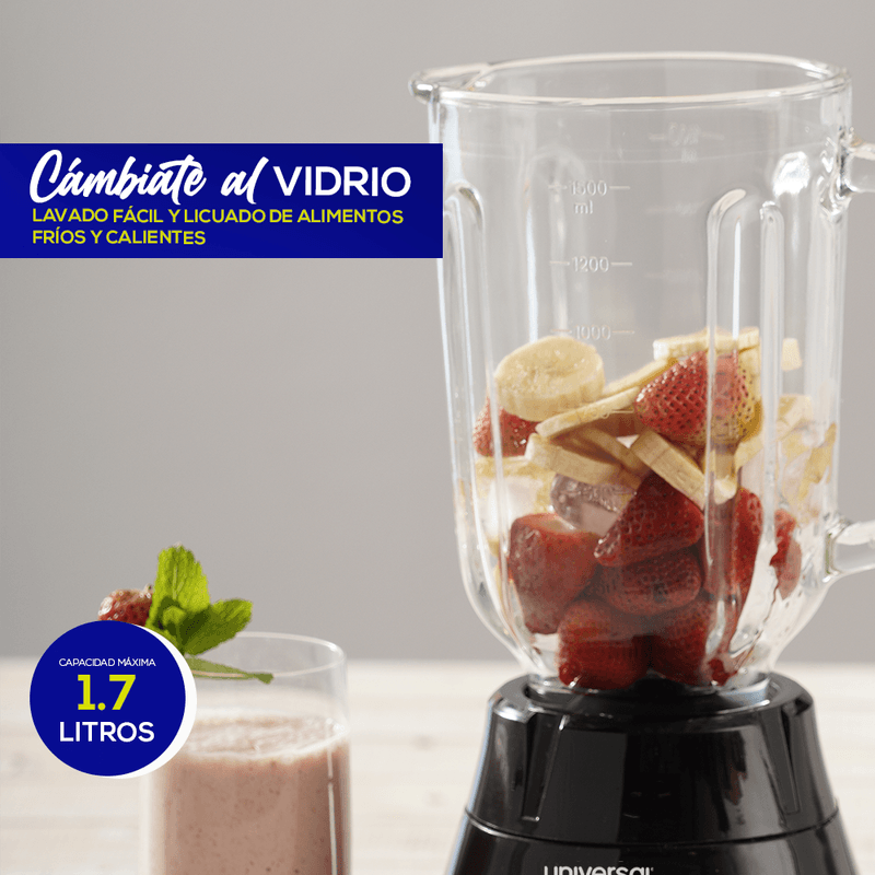 Precio licuadora universal discount vaso de vidrio