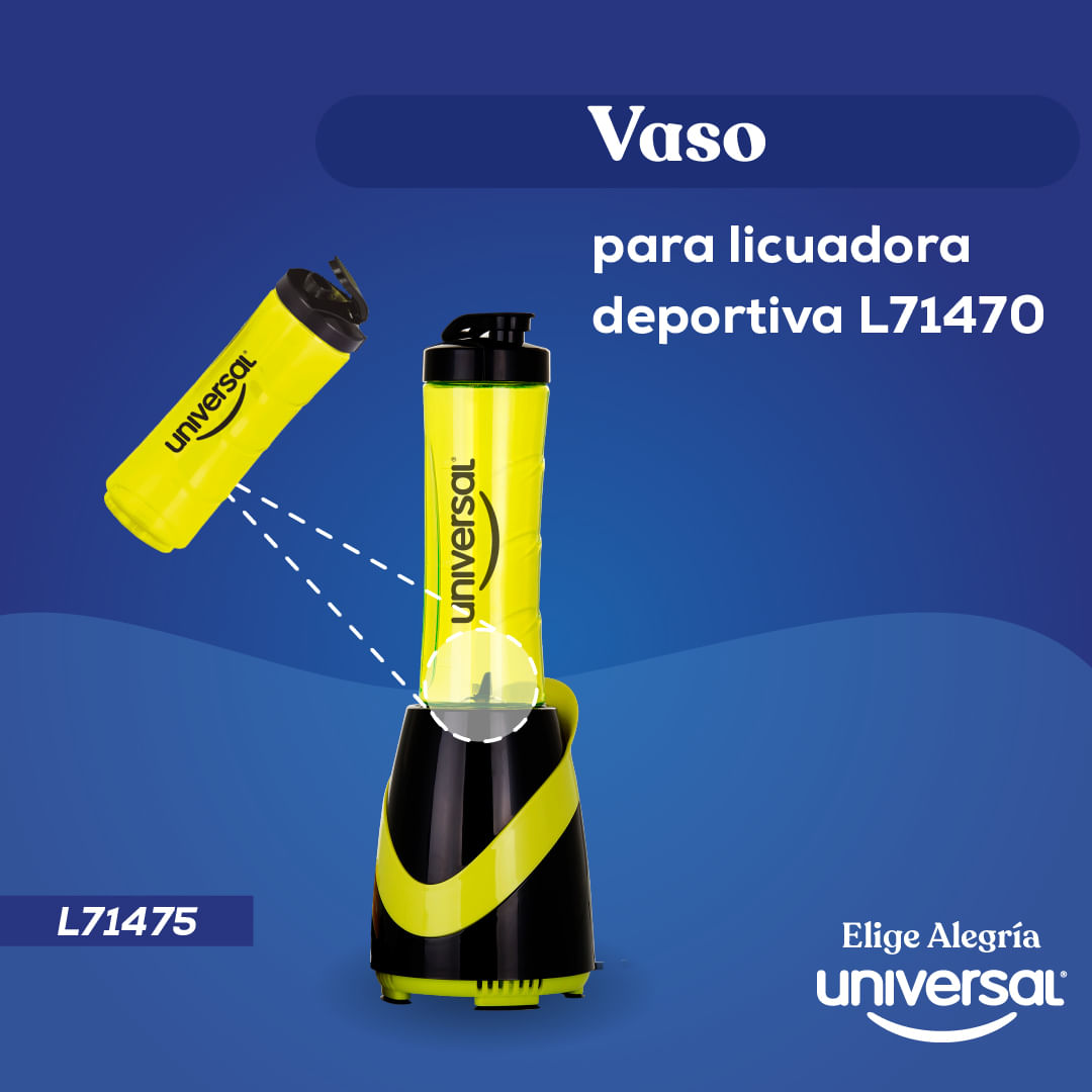 Vaso para licuadora deportiva