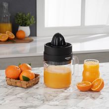 Exprimidor Eléctrico Mixy Fresh UNIVERSAL tipo jarra, capacidad 1.5L, arranque automático, 2 tamaños de conos.