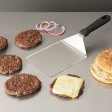 ESPÁTULA PARA HAMBURGUESA UNIVERSAL PRO CON HOJA ANCHA DE ACERO INOXIDABLE