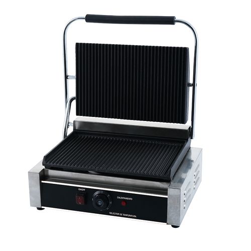 Grill Profesional Eléctrico 2200 W en Acero Inoxidable con Control de Temperatura