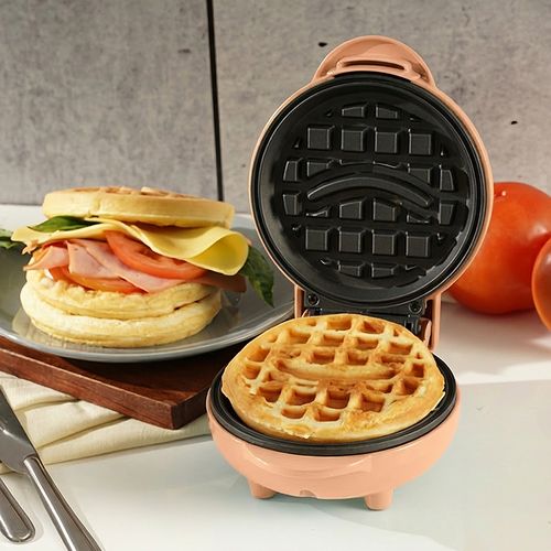 Mini waflera peach UNIVERSAL snacks y desayunos en instantes