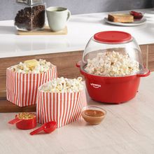 Crispetera Bowl Roja UNIVERSAL, tazón 2 en 1 usalo como recipiente para servir