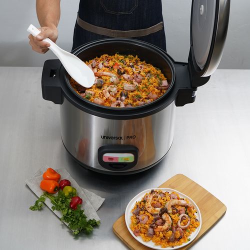 Olla Arrocera Inox Chef 30 tazas 1500W Universal Pro