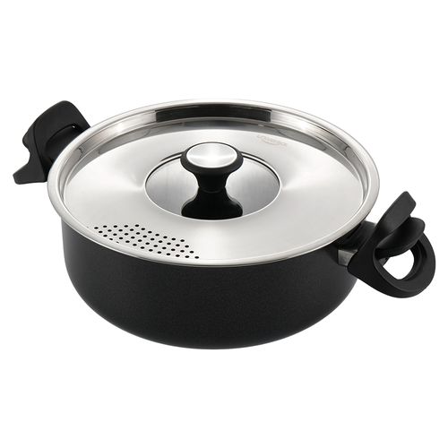 OLLA PASTERA 24 CM + TAPA DE VIDRIO
